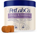 PetLab Co. Allergi & immun Daglig Probiotika til Hunde. Understøtter Yeast Production, Sæsonallergier, Intermitterende Itchiness, Gut & fordøjelsessygdomme - 30 Chews for små hunde - Packaging May Vary