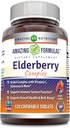 Amazing Formulas Elderberry Complex Supplement Note 124; 120 tyggetabletter