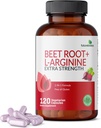 Futurebiotika Beet Root + L- Arginin, Non- GMO, 120 Vegetariske kapsler