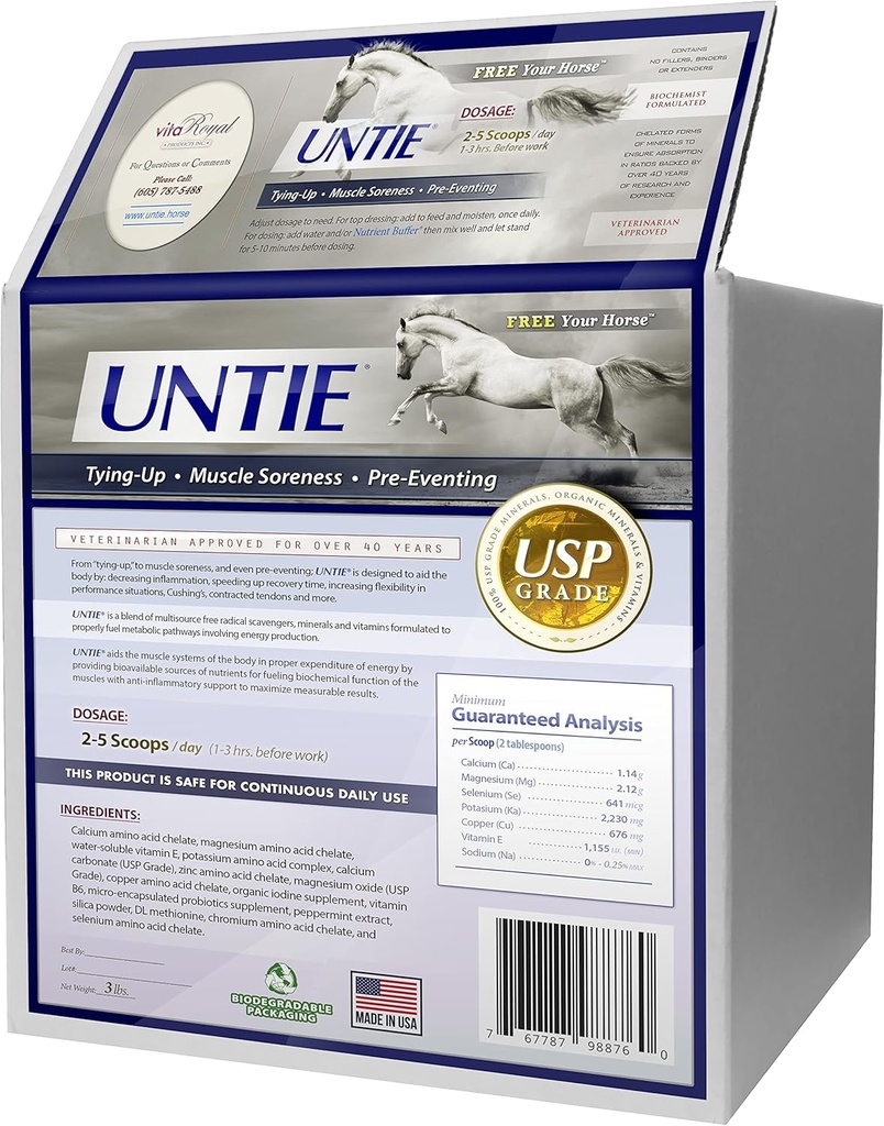for heste - Inflammatorisk, muskel og fælles støtte - 100% Absorbable (3 lbs.)