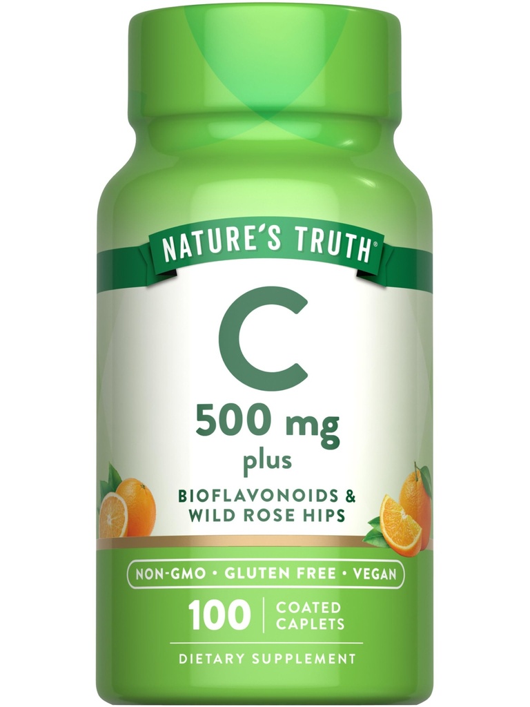Nature 's Truth Vitamin C med Rose Hips og Bioflavonoids