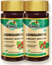 Zandu Ashwagandha Kapsler (120 æg kapsler), Formuleret med Pure Ekstrakter af Ashwagandha, Immunity Booster, For Natural Body Strength, Stress Buster (Pack of 60 x 2)