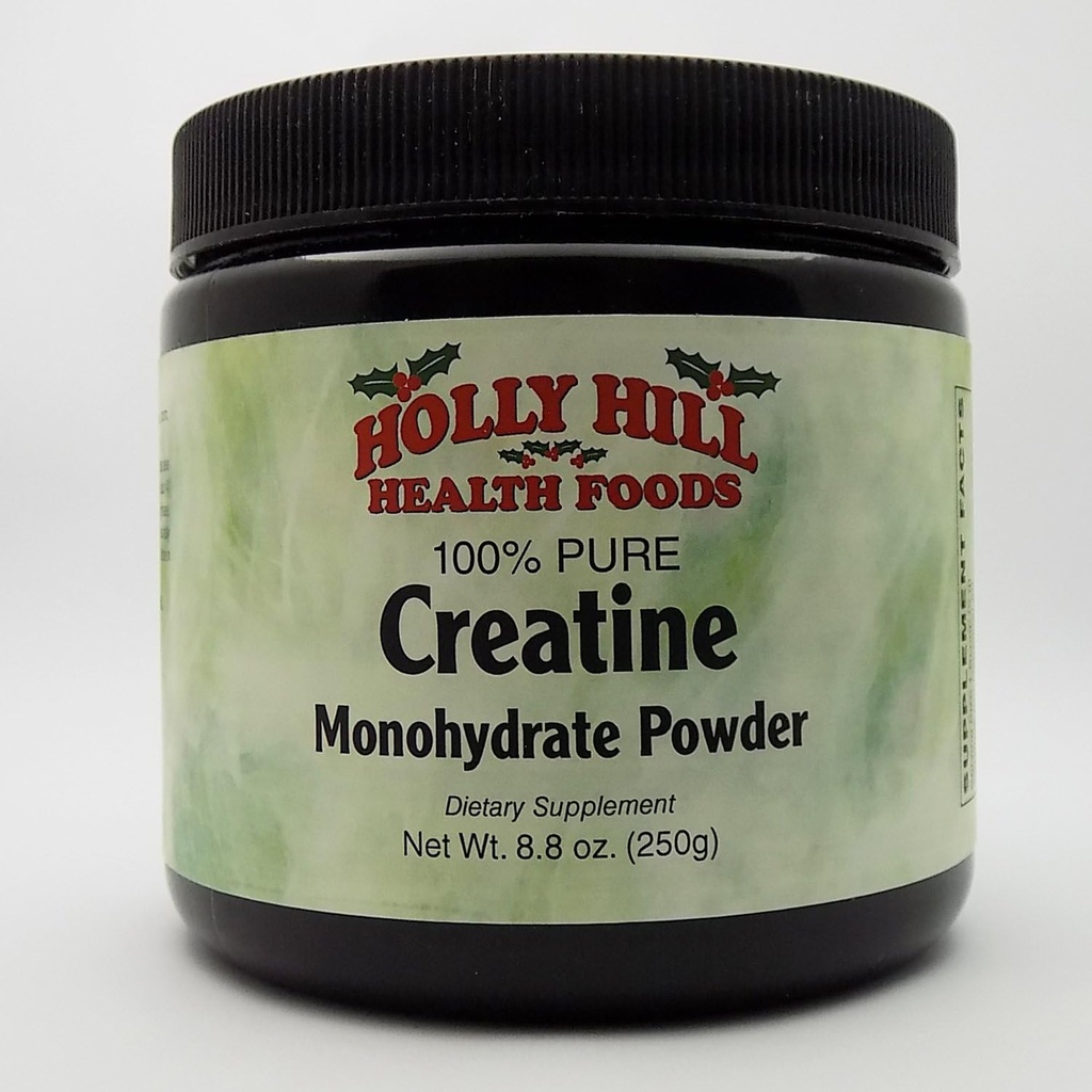 Holly Hill Health Foods, 100% Pure Creatin Monohydrat Powder, 8.8 Ounces