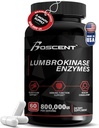 Lumbrokinase Supplement 40mg (60 kapsler) - Maksimum Activity- 800000 UI - Pure Lumbrokinase Enzymes fordøjelsesenzymer, bedre end serrapeptase Nattokinase supplement, Lab Testet, Non GMO