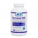 Serracor- NK - 300 vegetariske kapsler - Circulatory and Respiratory Support - Natural Systemiske enzymer Formel - Indeholder syre-resistent Serrapeptase & acid-resistent Natokinase