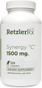 RetzlerRx ® Synergy C 1500 mg af Dr. RetzlerRx ™ - Advanced High- Potency Vitamin C Formel - Immunstøtte, Antioxidant Protection & Hud Sundhed *