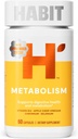 Habit Metabolisme Supplement (60 kapsler) - Understøtter fordøjelsessygdomme & Metabolisme, vitamin B12, Selenium, Chrom, Apple Cider Vinagra, Vegan, Non- GMO (1 pakke)