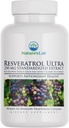 Nature 's Lab Resveratrol Ultra - Antioxidant Supplement * - 250 mg Trans- Resveratrol, Red Wine Extract, Green Tea Extract- Non- GMO, Gluten Free, Vegan - 90 Greve (3 måneder Tilførsel)