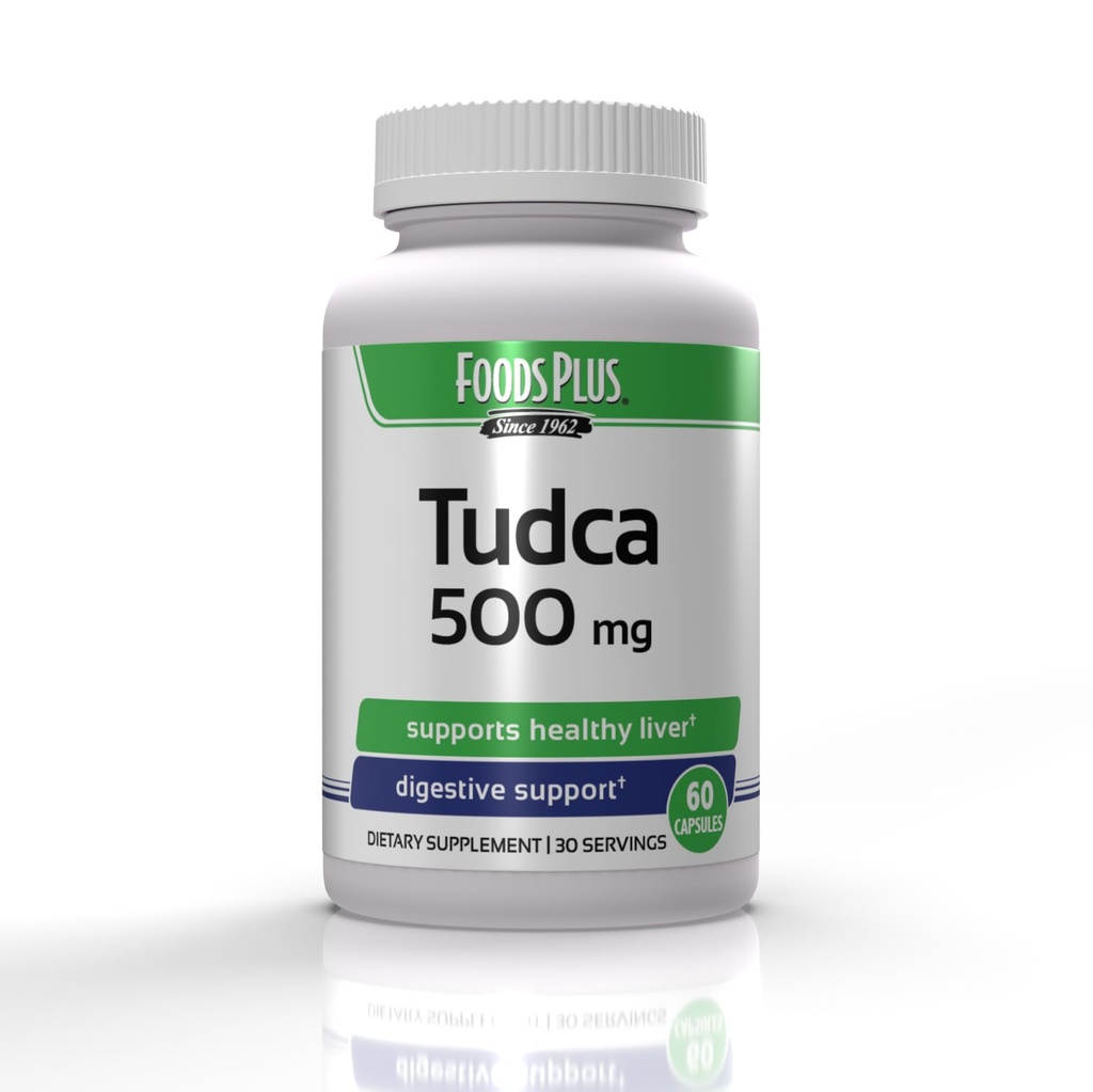 Tudca, leverstøtte, fremmer fordøjelsessygdomme, understøtter sund lever, Potent Bile salt, lever genstart og reparation, 60 kapsler