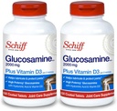 Schiff Glucosamin 2000mg med D3- vitamin og hyaluronsyre, 150 tabletter - Fælles tillæg (pakke med 2)