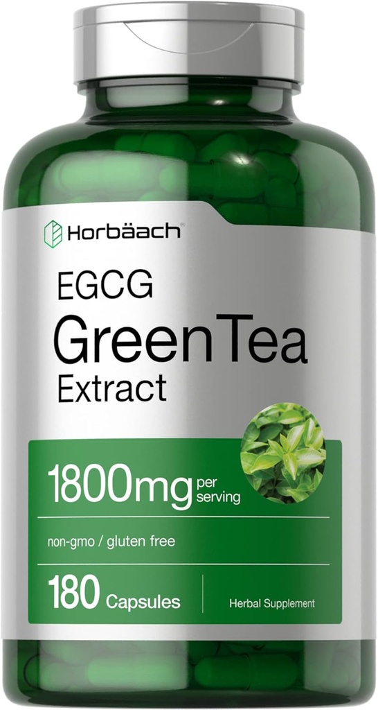 Horbäach EGCG Green Tea Extract Pills