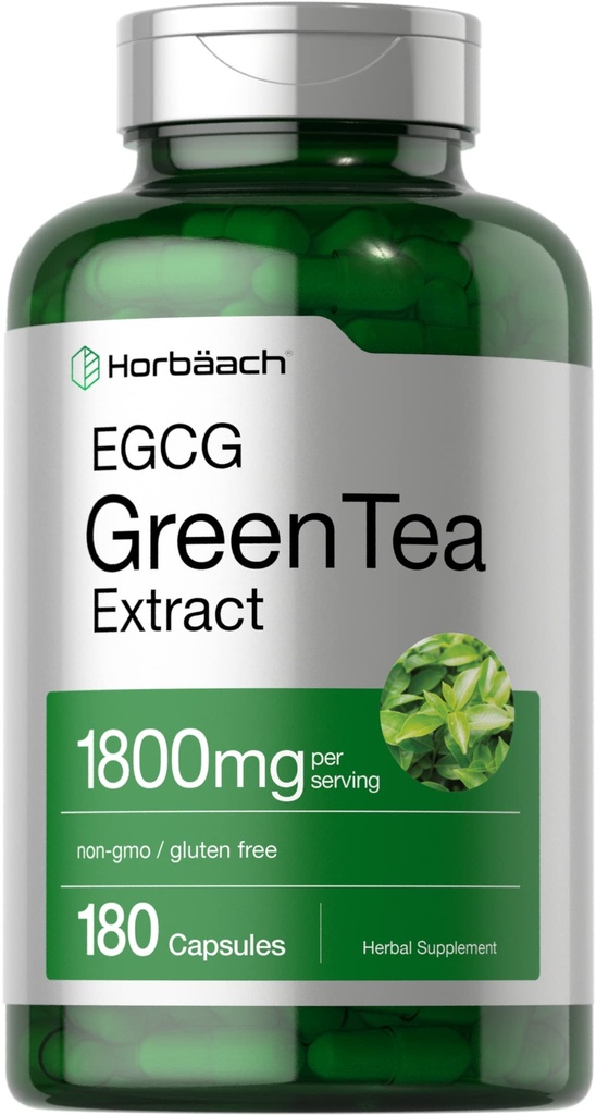 Horbäach EGCG Green Tea Extract Pills