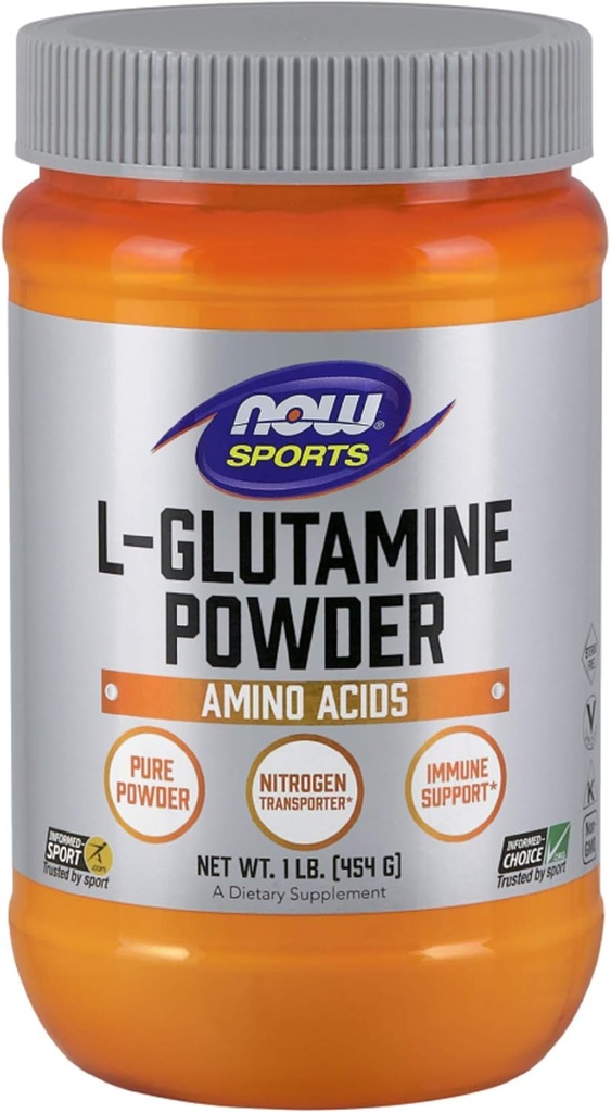 Nu fødevarer L- Glutamin Pure Powder, 1- Pound