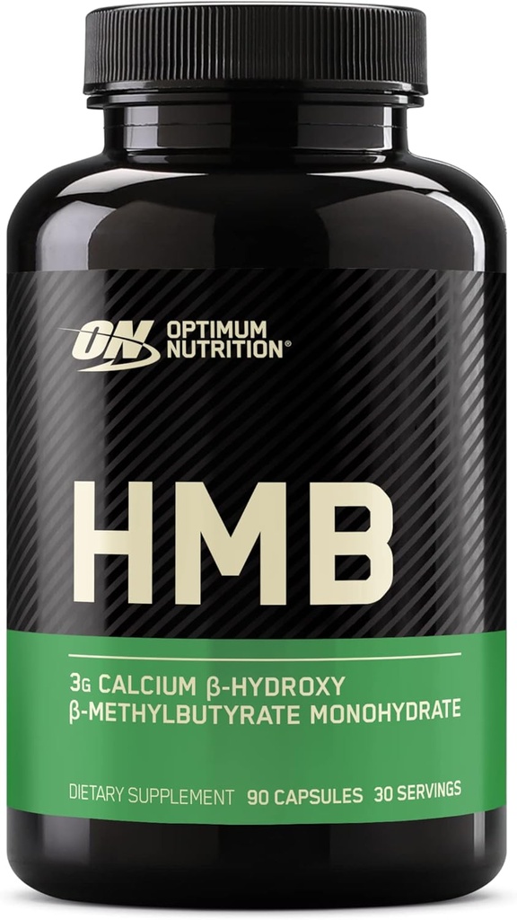 Optimum Nutrition HMB 1000 Caps, 1g Calcium beta- Hydroxy beta- methylbutyrat per kapsel, 90 Kapsler, 30 Servere
