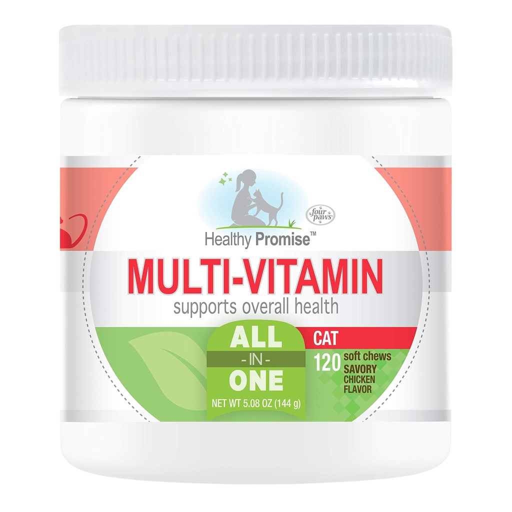 Fire Paws Sund Lov Kat Multivitamin Soft Chews 120 Greve