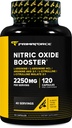 Primaforce nitrogenoxid booster (2,250mg, 120 kapsler) - 40 Serveringer af vores nitrogenoxid boosting Blend for præ-workout og post-workout