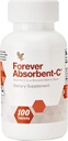 Forever Living - Absorbent- C - Orange og honning flavor med havre Bran - C-vitamin supplement til immunforsvar og hudsundhed - 100 tyggetabletter