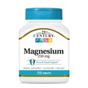 21. Century Magnesium 250 mg tabletter, 110 Tælling
