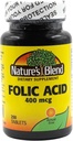 Naturens Blend Folinsyre 400 mcg 400 mcg 250 Tabs