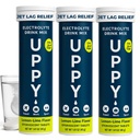 Uppy! Lemon- Lime Electrolyte Hydration Tablets - 30 Greve (3x10) - Opløser i vand til hurtig rehydrering - Til rejser, Sport & festivaler - Portable Electrolyte Wellness Drick