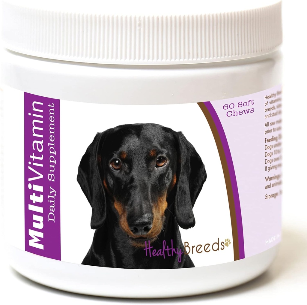 Sunde racer Dachshund Multi- Vitamin Soft Chews 60 Greve
