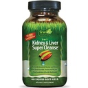 Irwin Naturals 2- in-1 Nyre & Lever Super Cleanse - 60 flydende bløddele - High- drevet, Whole- Body Support Formel med Fish Oil, Zink, Magnesium, og kalium
