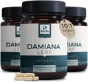 Damiana Leaf Extract 1000mg * 124; 120 Damiana Capsules * 124; Non- GMO, Gluten Free * 124; Turnera Diffusa Organic Damiana Herb & Damiana Powder Supplement * 124; Understøtter kvinder Wellness