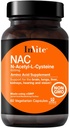 Inviter sundhed N-acetyl cystein (NAC) - understøtter lever og hjerne sundhed - leverer Essential Aminosyre L-cystein og en precursor til Tripeptid Glutathion - 60 vegetariske kapsler