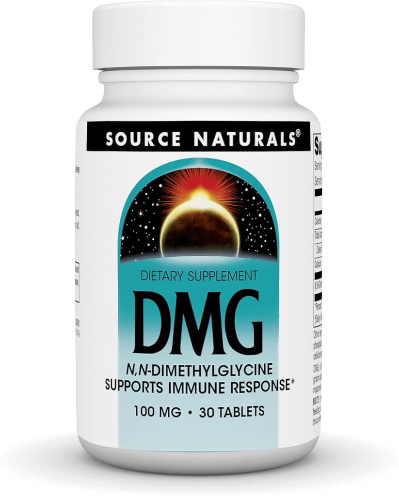 Source Naturals, Inc. DMG 100mg 30 tabletter