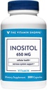 Den Vitamin Shoppe Inositol 650MG, understøtter sund lever & cellulær funktion (300 kapsler)