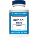 Den Vitamin Shoppe Inositol 650MG, understøtter sund lever & cellulær funktion (300 kapsler)