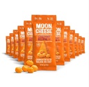 Moon Cheese Cheddar Tro det, 1 Ounce, 12-Pack, Crunchy, Protein- Rich Cheese Snack, Keto Friendly, 100% Real Cheese