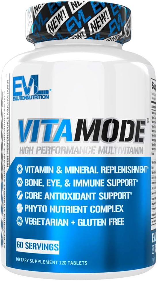 EVL Advanced Daily Multivitamin - Mænds Multivitamin med essentielle mineraler Phytonutrient Complex og VitaMode Aktive Herre Vitaminer for energi med Lycopen til muskel ben og immunforsvar