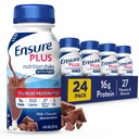 Sikre Plus Milk Chokolade Nutrition Shake med Fiber Meal Erstatning Shake 124; Klar til at drikke 124; 16g Protein og 27 Vitamin og mineral Meal Shake 124; 8 fl oz - 24 Pack