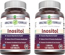 Amazing Formulas Inositol 1000mg Supplement Note 124; Tablets Note 124; Non- GMO