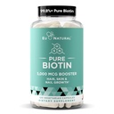 Biotin 5000 mcg hår hud negle supplement - høj-potens hårvækst vitaminer for kvinder & mænd - Giv kraftfuld støtte til sundt hår, stærkere negle og glødende hud - 120 Vegansk bløde kapsler