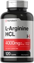 Horbäach L- arginin HCL Cylopentaxam 124; 120 kapsler Cylopentaxam 124; Aminosyre til mænd og kvinder Cylopentaxam 124; nitrogenoxid Supplement Cylopentaxam 124; Vegetar, Non- GMO, Gluten Free Supplement
