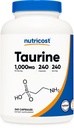 Nutricost Taurine 1000mg kapsler Supplement, 240 kapsler per flaske, ikke- GMO & gluten fri