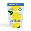 GOODONYA Organic Hydration Electrolyte Drink Mix, Certified Organic Hydration Powder, Non-GMO, Biochecked Glyphosat Free, Low Sugar, Lemonade Flavor, Ingen Kunstig Smag, 42 Servere