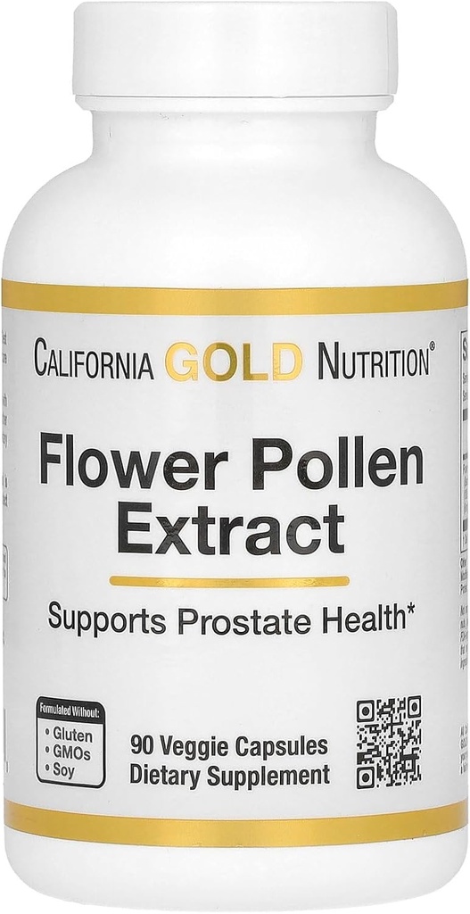 California Gold Nutrition Flower Pollen Extract Blend, 90 Veggie Capsules