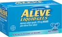 Aleve Liquid Gels med Naproxen Natrium, 220mg (NSAID) Pain Reliever / Fever Reducer, 80 Greve (pakke med 2)