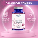 4--1 URI POWER COMPLEX 1350mg - 60 dage - D Mannose, Cranberry, Hibiscus, og Mælkebøtte Herb - naturligvis rense Bregen og Urinary Tract - Specialiseret tilgang til UTI Avoidance Pack af 2