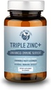Triple Zink Lozenges - 3 former for biotilgængelig Zink Glycinat, Zink Citrat, Zink Aspartat - Zink immunforsvar supplement Echinacea, Slippery Elm, OPC, C-vitamin, Sucanat honning