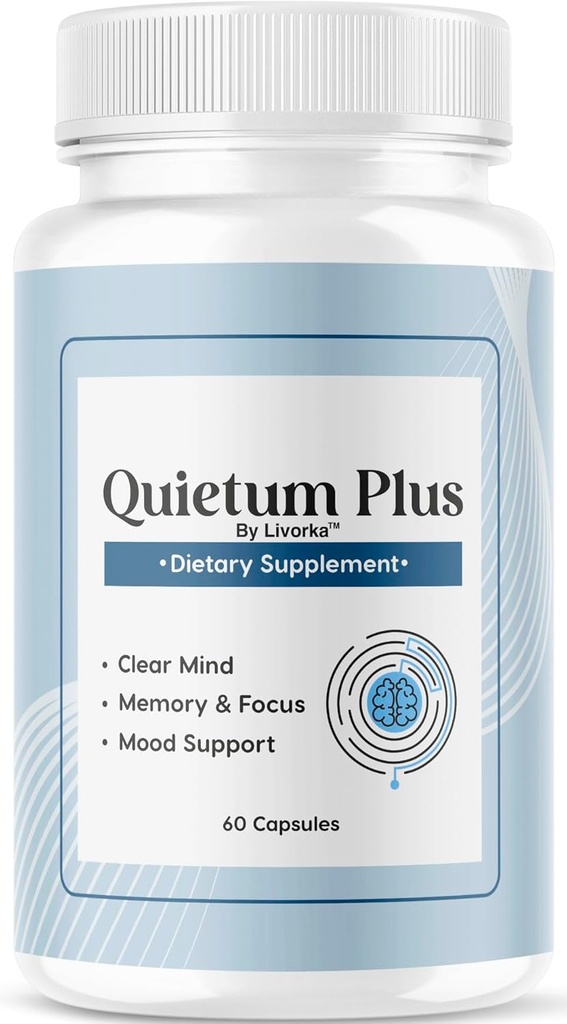 Quietum Plus - Official Quietum Plus Advanced Supplement Formel, Original Quietum Plus Anmeldelser, Alle naturlige QuietumPlus Advanced Formel for sunde øre, 60 kapsler til 1 måneder