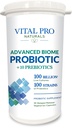 Vital Pro Naturals - Avanceret Biome Probiotic Plus Prebiotika 30 kapsler