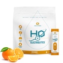 Cellutrex ® H2O Electrolytes - Electrolyte Powder Drink Mix, Zero Sugar, Natural Salt Hydration Pakninger til inddrivelse og wellness, Orange, 20 sticks