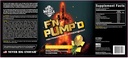 'Merica Labz F' N Pump 'D Stimulant Free, Nitric Oxide, Fuldt doseret, Pump PreWorkout Powder (20 Servere) (Upside Down Ananas)