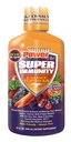 Flydende Vitamin Turbo Power Plus: 47 Vitamin, Enzymer, Vitamin D3, Vitamin A, C-vitamin og zink til mænd, kvinder, teenagere og børn