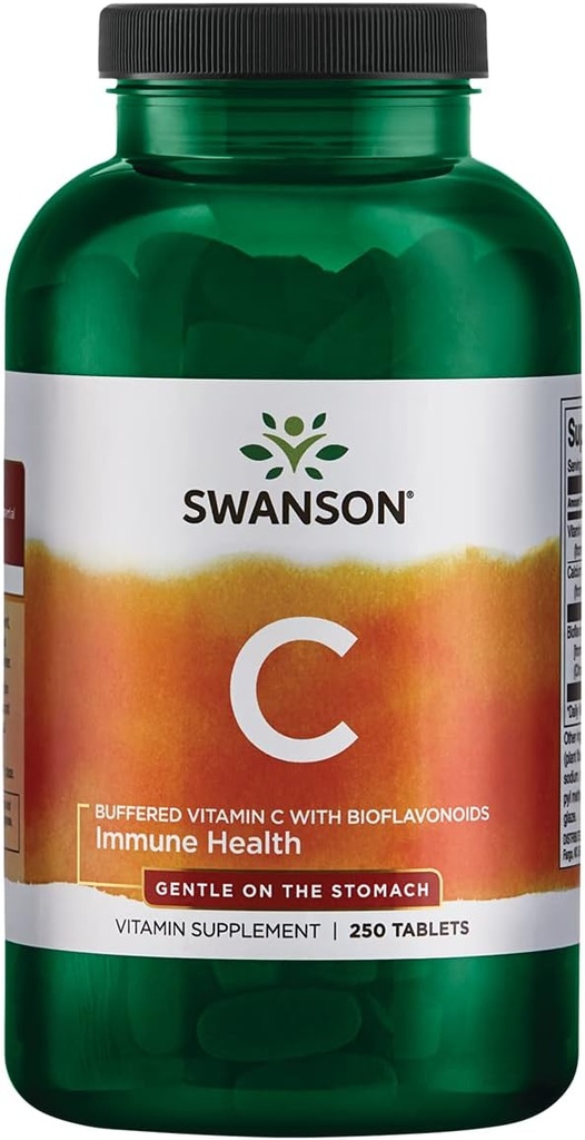 Swanson BUFFERED C W / BIOFLAV 1,000MG 250 TAB